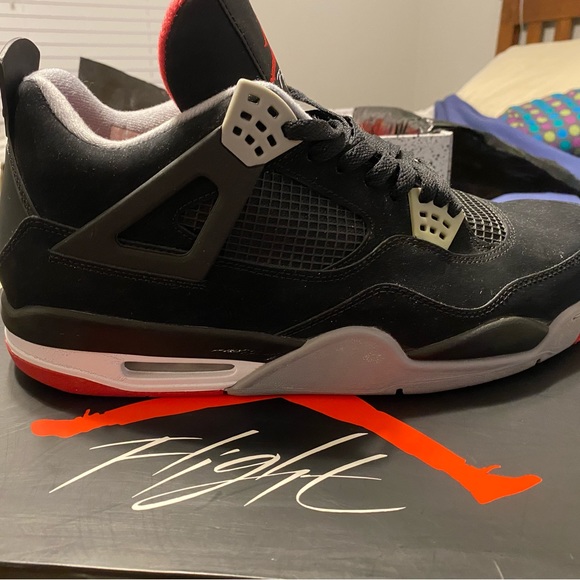 Size 14 Jordan 4 bred og all 2013 release - Picture 11 of 12